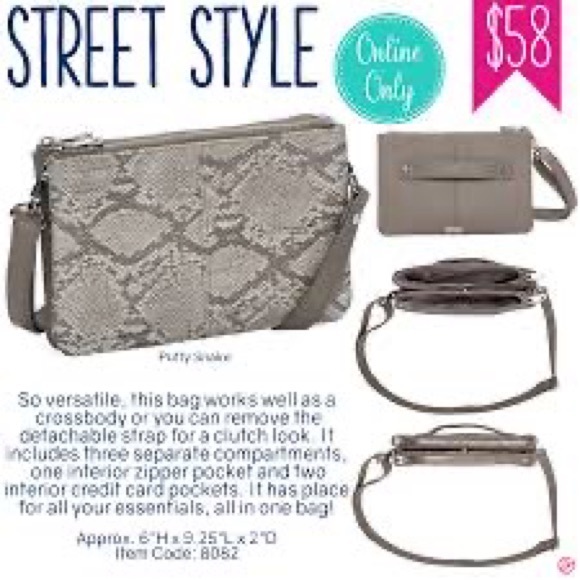 Jewell by Thirty-One Crossbody/Clutch Purse. - Picture 9 of 11